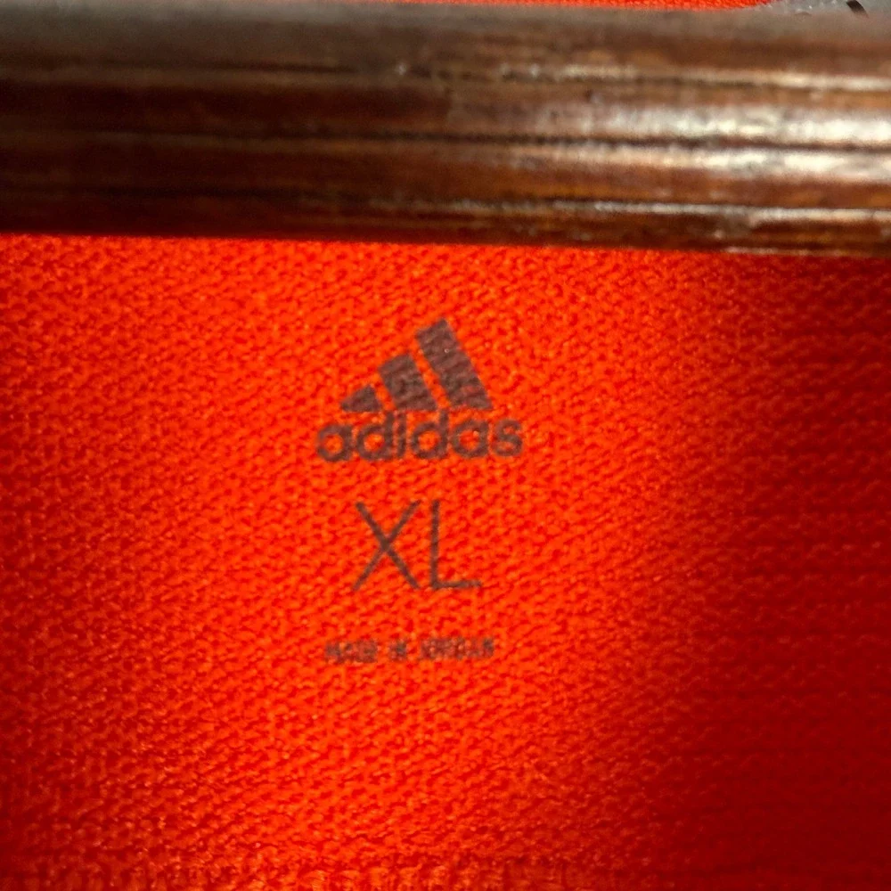 NWOT Adidas Primeknit‎ A1 Football Jersey Mens XL Orange White Compression
